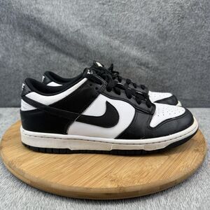 Nike Dunk Low Shoes Boys Size 7Y Black White Basketball Sneakers CW1590-100